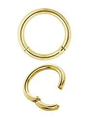 Titanring guldsegment CLICKER - TK-001 0.8/7