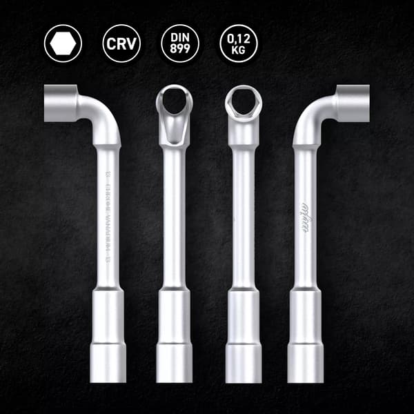 MJW 13mm hylsnyckel med hål