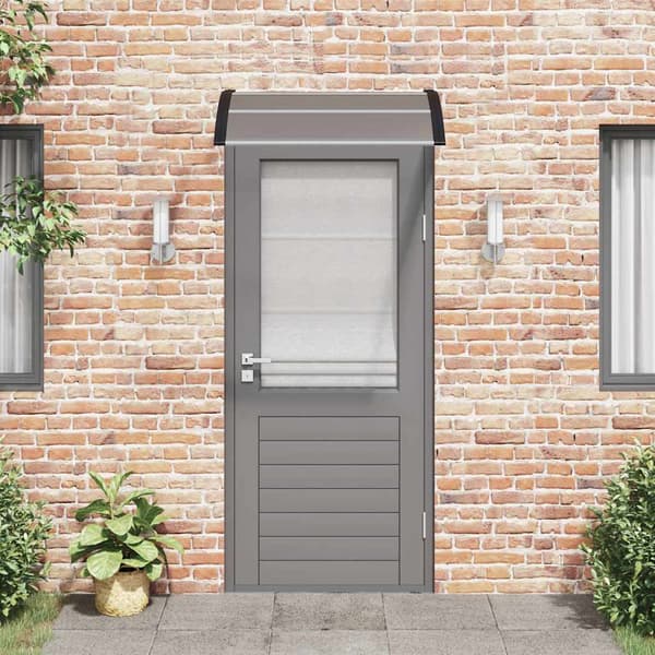 vidaXL Ovikoski musta 100x75 cm polykarbonaatti