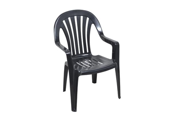 Rubin grafit plastik havestol