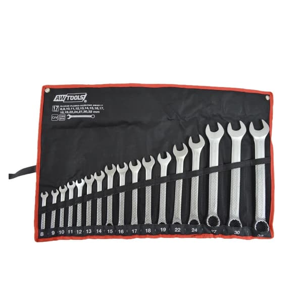 AWTOOLS KOMBINATIONSNØGLE SÆT 17 DELE 8MM-32MM