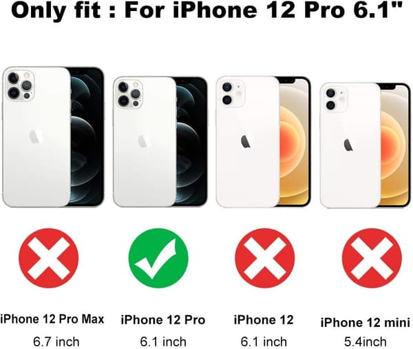 ETUI TIL IPHONE 12 PRO 6.1' SILIKONE BLOMSTERHOLDER