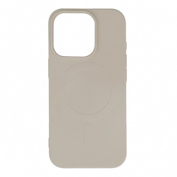 Flydende silikone-cover MagSafe til iPhone 16 Pro Max - Beige