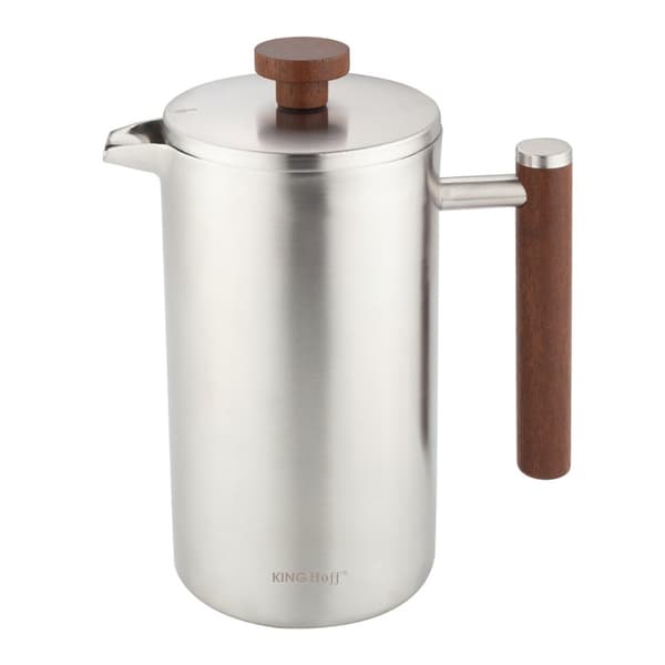 STÅLKOLVKANNA FÖR KAFFE OCH TE 1L KINGHOFF KH-1995