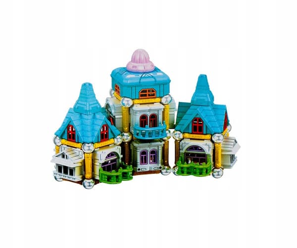 MAGNETISK BLOCKS LITEN SLOTT 60 BITAR