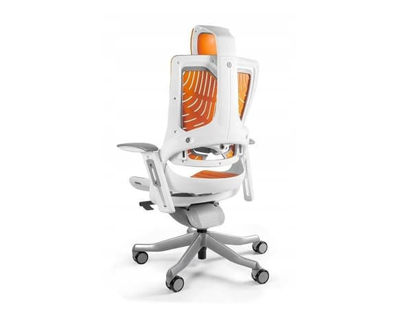 Wau 2 TPE-12 elastomeerityötuoli mango/valkoinen