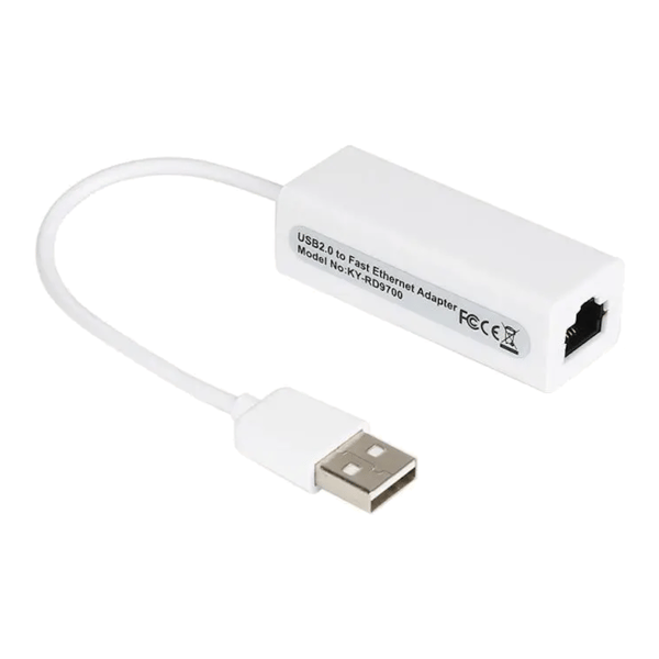 USB 2.0 Ethernet-adapter 100 Mbps RJ-45 LAN USB-A