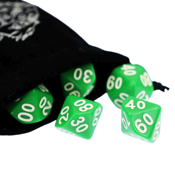 RPG Terninger Den Sidste Sande Plante Sæt med 7 Metalterninger