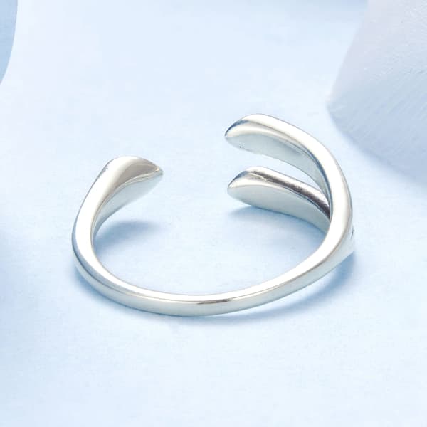 Silver universalring tre hjärtan silver 925