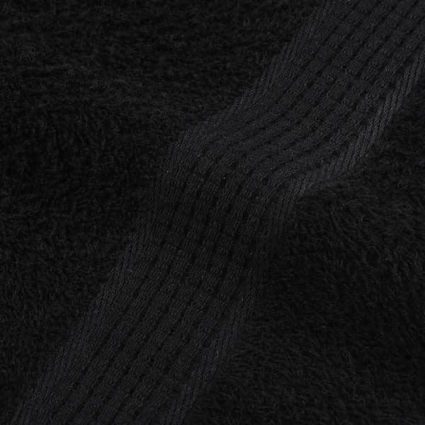 vidaXL badehåndklæder, 10 stk., sorte, 70x140 cm, 100% bomuld