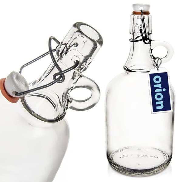 Glasflaska med klipp 500 ml