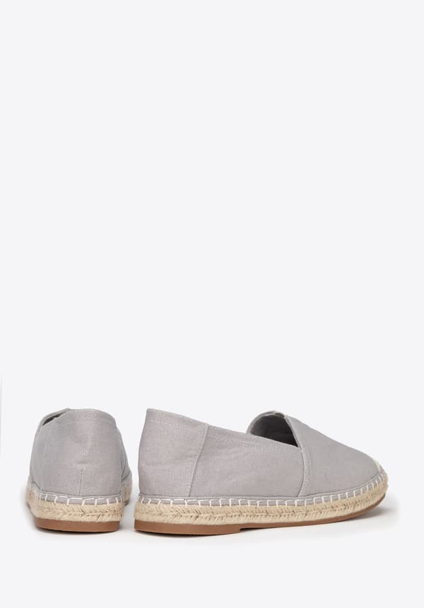 Wittchen miesten espadrillit punotulla kärjellä, harmaa, harmaa tekstiili