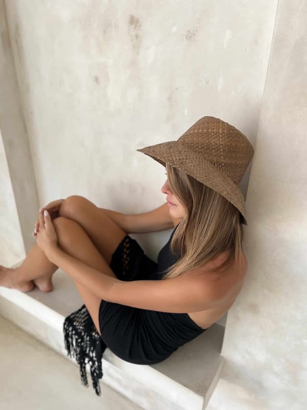Strandhat BUCKET BRUN
