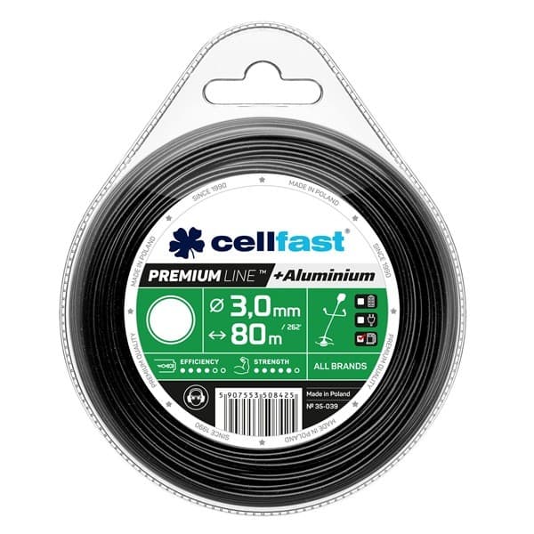 PREMIUM rund skæretråd 3,0 mm 80 m CELLFAST