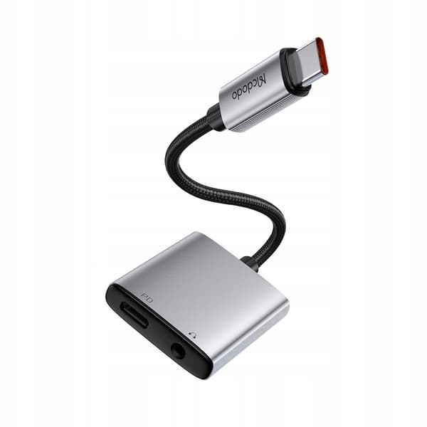 MCDODO USB-C MINI JACK 3,5 MM ADAPTER AUX-KABEL TIL SAMSUNG DAC