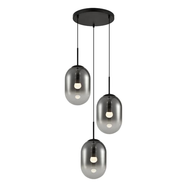 HÄNGLAMPA ALIAS 3 E14 SVART MILAGRO ML0320