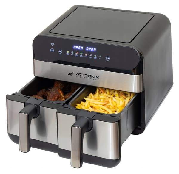 Dobbel metallfritøs 9L AF-667 nr. 0162