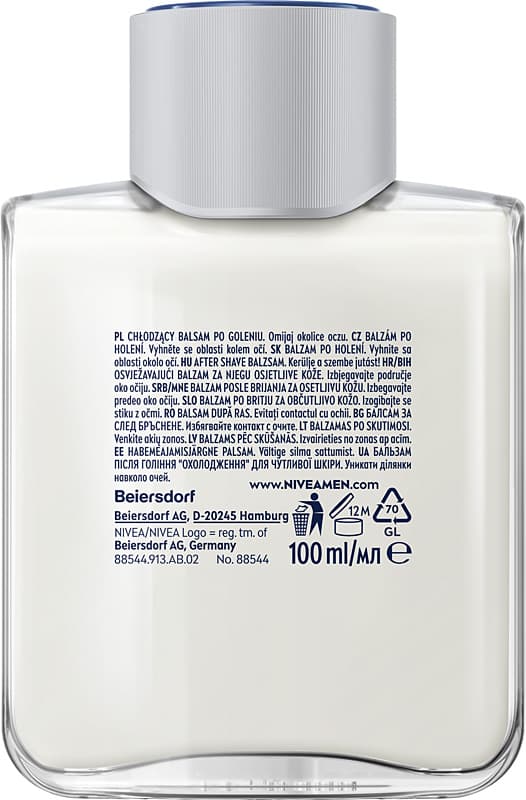 NIVEA Sensitive kylig balsam efter rakning 100 ml