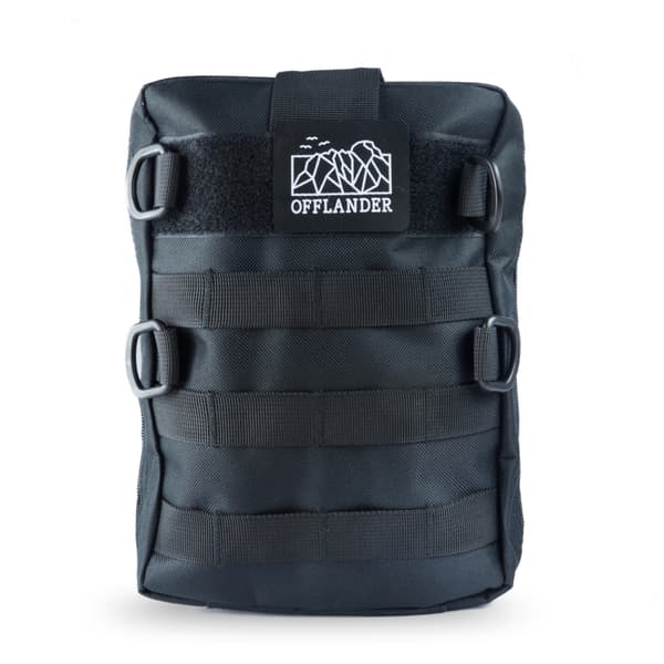 OFFLANDER TAKTISK MOLLE POUCH MED VELCRO MEDIUM SORT