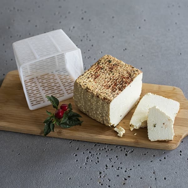Firkantet osteform 11x11x8,5 cm til 500 g