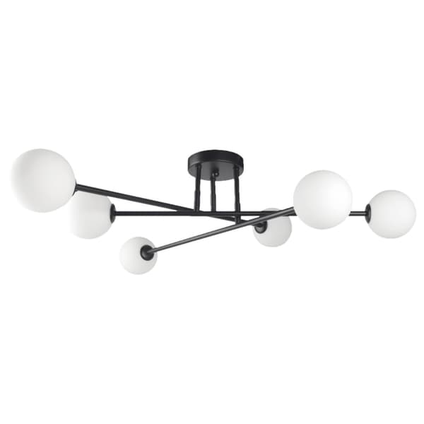 Loftlampe Dorado 6 G9 Sort Lys Prestige LP-002/6C Sort