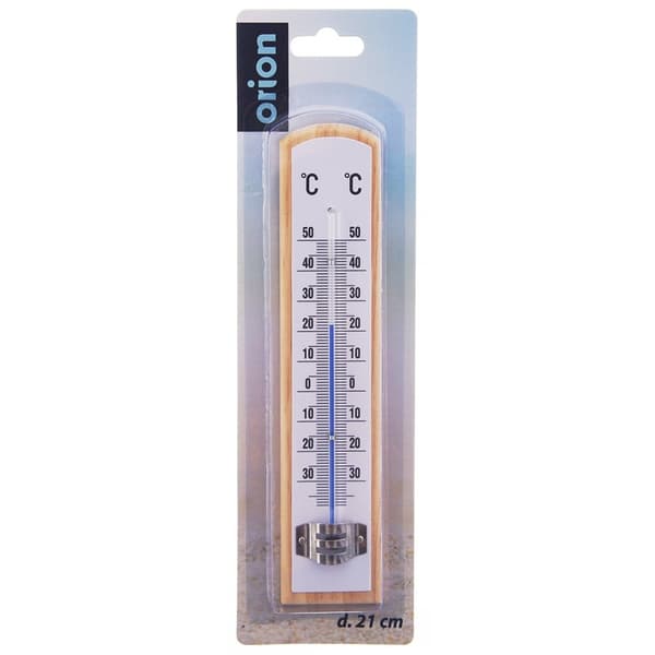 Yleinen puinen lämpömittari 21 cm