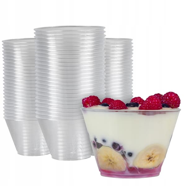 KOPPER OG BEHOLDERE TIL DESSERTER 150 ml 24 stk. TULI-kop til snacks