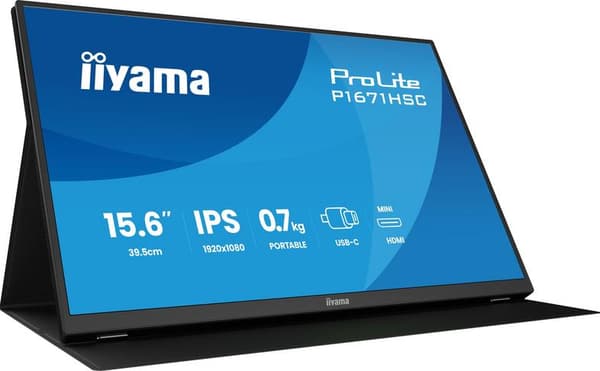 IIYAMA P1671HSC-B1 musta näyttö