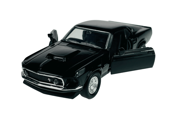 WELLY OLD TIMER 1969 FORD MUSTANG BOSS 429 SORT 1:34 43713