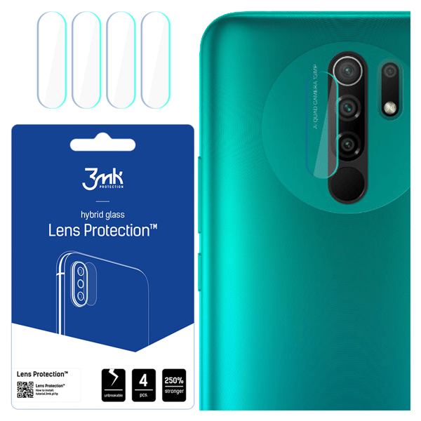 Xiaomi Redmi 9 - 3mk linsebeskyttelse