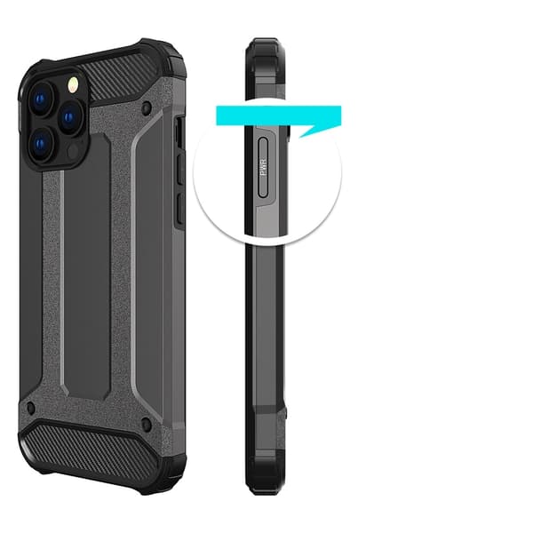 Hybrid Armor iPhone 13 Pro Max Guldfärgat Armor Hybridskal