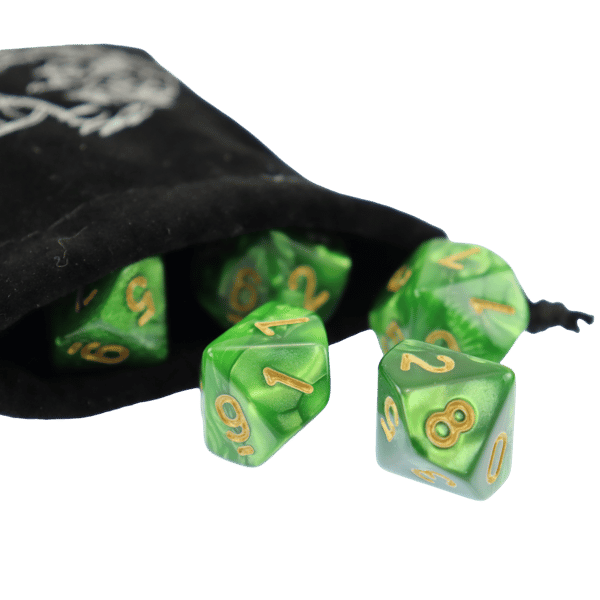 D10 RPG Tärningar Tiosidig Tärning Druid Grupp 0-9