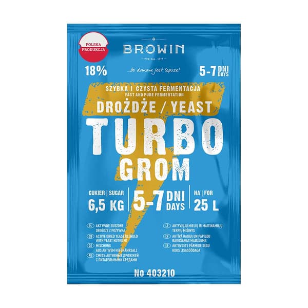 Turbo Grom destillerijäst 5-7 dagar