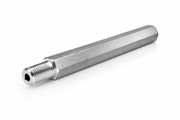 Aluminiumsforlænger til kronbor 1 1/4" UNC 50cm Titanium