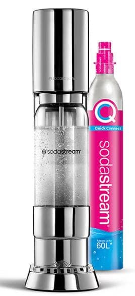 SODASTREAM ENSO Danskvandsmaskine Sølv Starter Kit