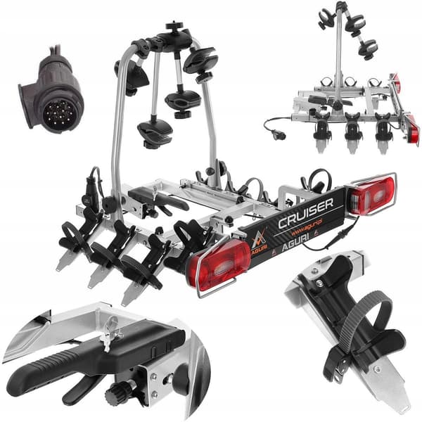 AGURI CRUISER SILVER 4 PLATFORM TIL 4 CYKLER