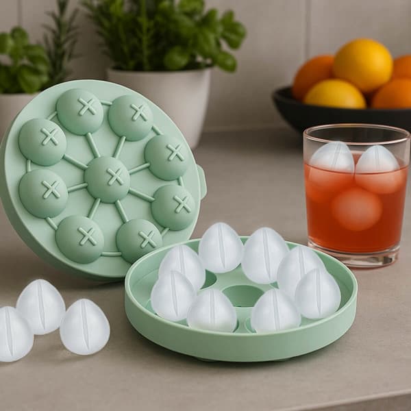4x SILIKONE ISTERTNINGFORM TULIPAN 3D Chokoladeisforme