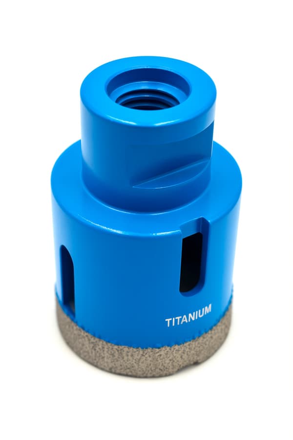 Diamantkronebore 55mm til stentøj fliser M14 titanium