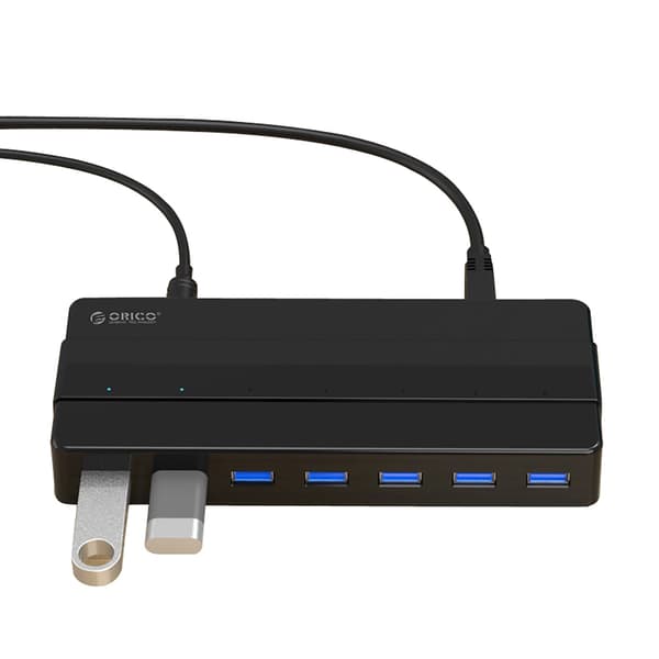 Orico H7928-U3-V1 Hub 7x USB-A 3.0 - sort