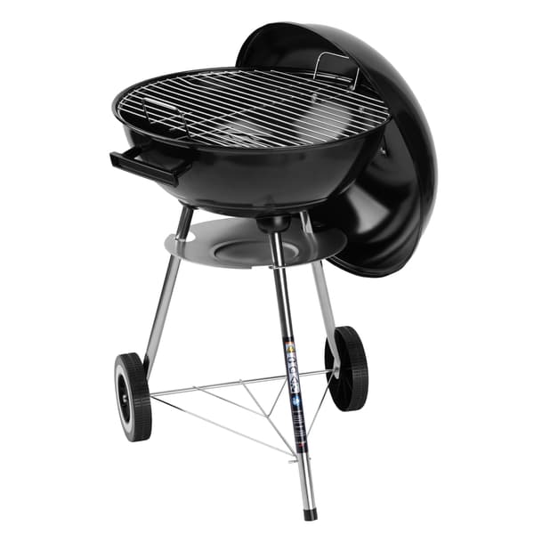 RUND svart trädgård kolgrill