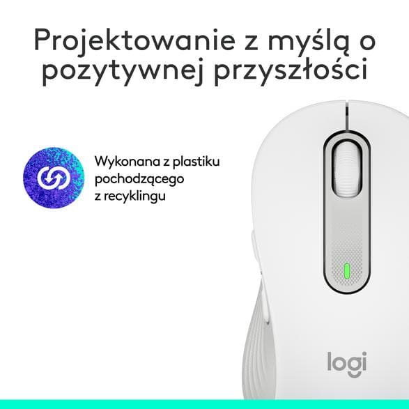 Logitech Signature M650 L (Stor) – Vit (910-006238)