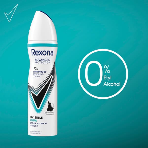 Rexona Spray Invisible Aqua 150ml