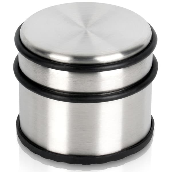 Ståldörrstoppare silver 9,5 cm