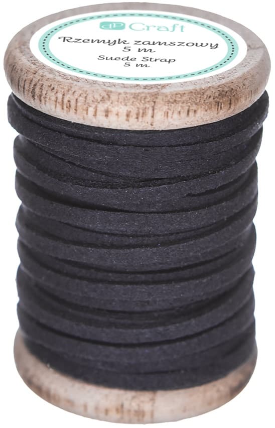 Mocka-Rem musta neopreenikaista 3 mm x 5 m