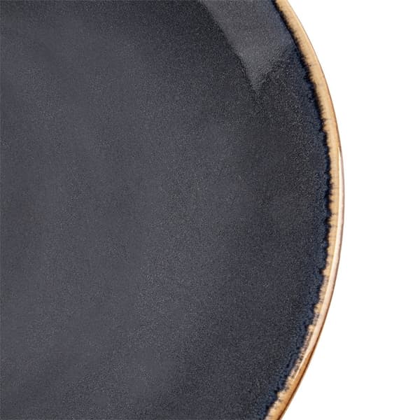 Glaze fad keramisk grå 27 cm