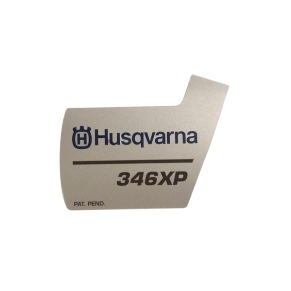 Startklaff etikett Husqvarna 346XP ORIGINAL