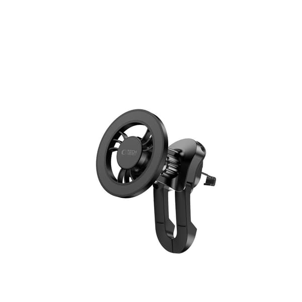 TECH-PROTECT N56 MAGNETISK MAGSAFE STABIL VENTILATIONSBELÆGNING TIL BIL, SORT