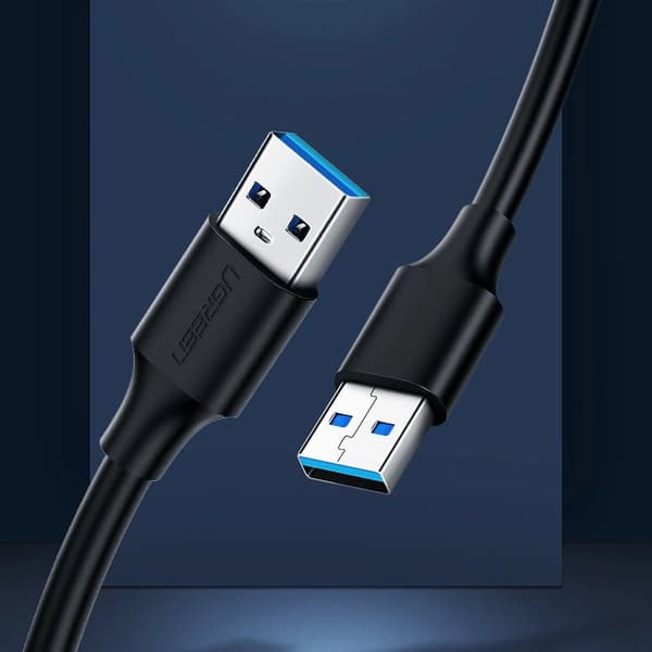 Ugreen USB 2.0 (han) - USB 2.0 (han) 2 m sort kabel (US128 10311)