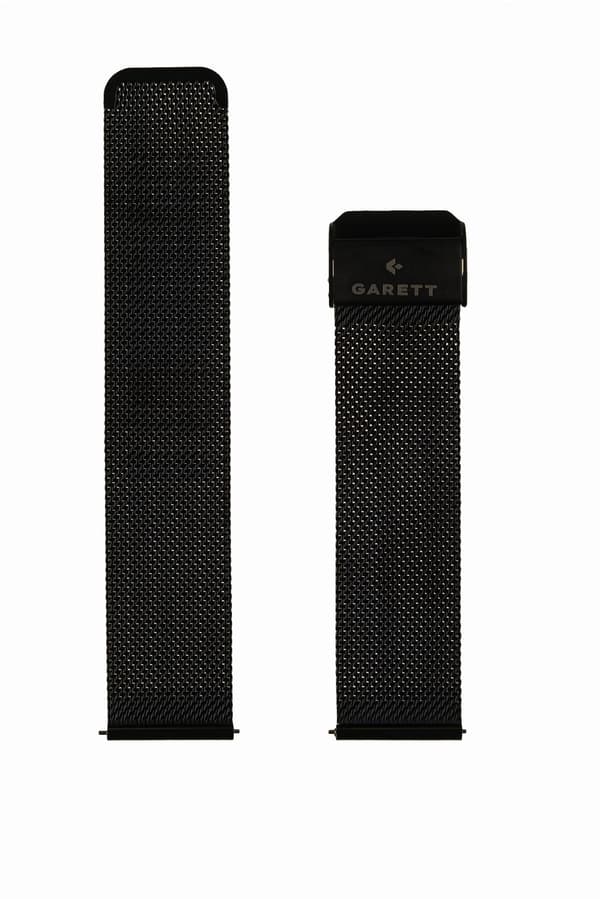 Garett universal stålrem sort 22 mm