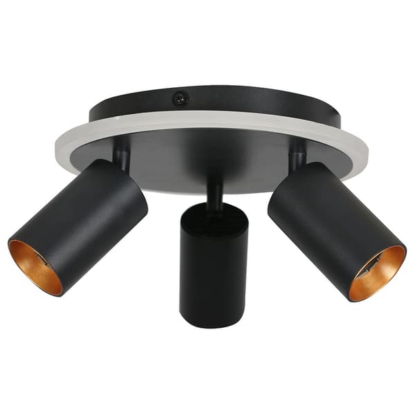 PARMA LED-PANDELAMPE SORT LYS PRESTIGE LP-0612/3C RUND SORT
